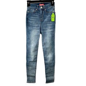 All Worthy Hunter McGrady Skinny Ankle Denim Jeans size 0 Blue A384407 NWT